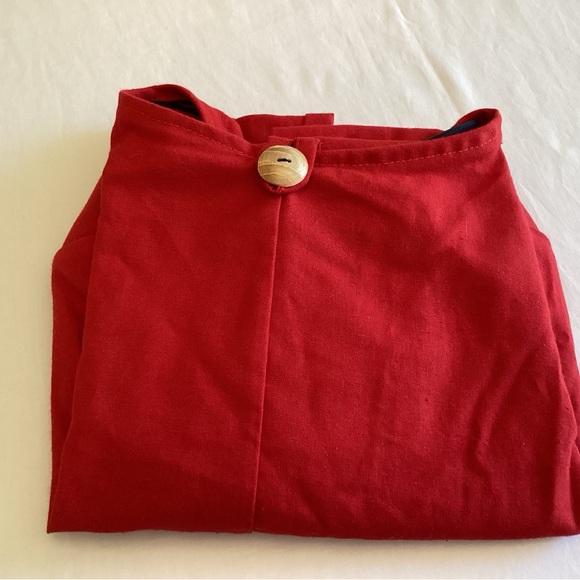 Cotton Crossbody Bag/Purse Red NWOT - Picture 8 of 8